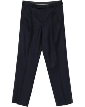 MEDEA Pleated-Front Pants - Blue