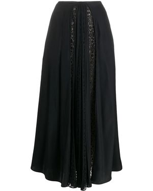 Stella McCartney Lace-Panel Maxi Skirt - Black
