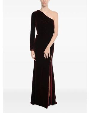 Philipp Plein Stud-Embellished One-Shoulder Maxi Dress - Black