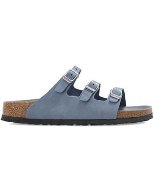 Birkenstock Triple-Strap Slide - Blue