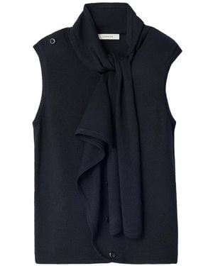 Lemaire Asymmetrical Cardigan - Blue