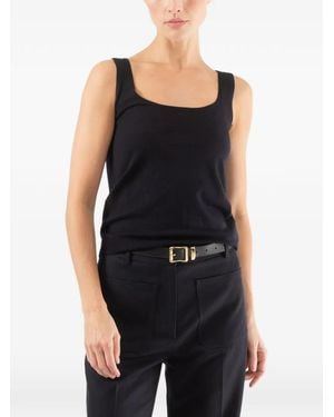 Patrick Assaraf Sleeveless Top - Black