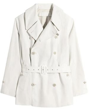 Lemaire Cropped Trench - White