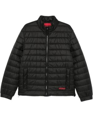 BOSS Piumino Con Ricamo Logo - Nero