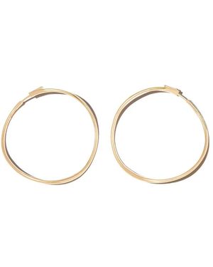 Anita Ko Twisted Hoops - Metallic