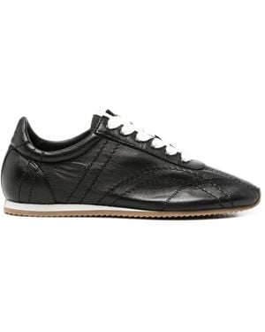 TOTEME Flex Nappa Sneakers - Black