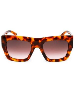 Missoni Geometric-Frame Sunglasses - Pink