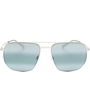 Maui Jim Sharks Cove Pilot-Frame Sunglasses - Blue