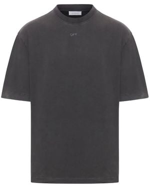 Off-White c/o Virgil Abloh Industrial Half Arrow Regular Short Sleeve Tee For - Black