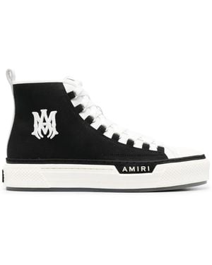 Amiri ブラック＆ホワイト Ma Court ハイカットスニーカー