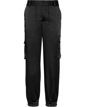 Philipp Plein Cargo Trousers - Black