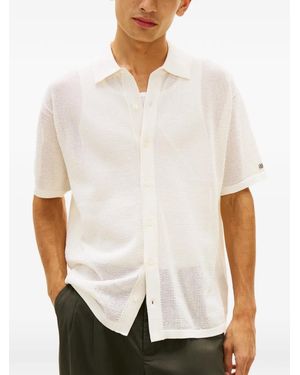 Tommy Hilfiger Chemise New York À Manches Courtes - White