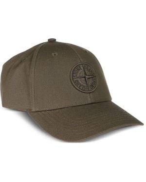 Stone Island Baseballkappe Mit Kompass - Braun