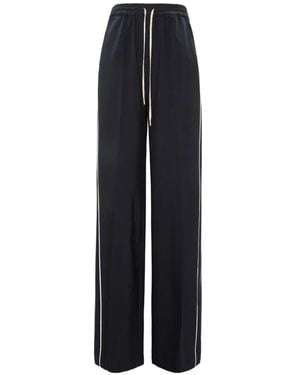 Dorothee Schumacher Pantalon De Jogging Casual Attraction À Rayures Latérales - Bleu