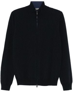 Corneliani Mock-Neck Cardigan - Blue