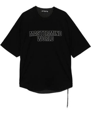 MASTERMIND WORLD T-Shirt À Rayures - Black