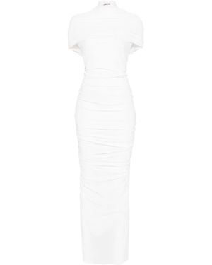 Jean Paul Gaultier The Fringed Long Dress - White