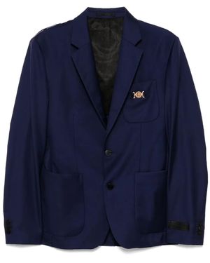 Versace Blazer con botones - Azul