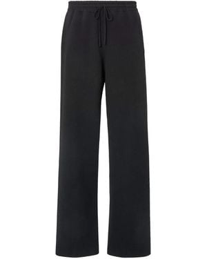 Fendi Ff Zucca Cashmere Pants - Black
