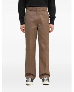 Dickies 874 Logo-Patch Straight-Leg Trousers - Natural