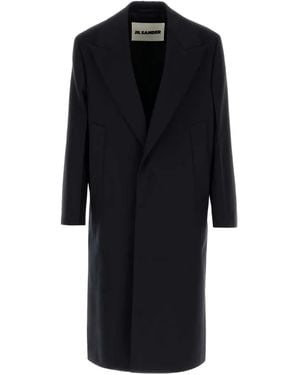 Jil Sander Tailored Single-Breasted Coat - Black