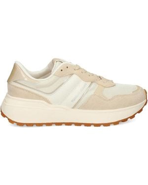 Tommy Hilfiger Sneakers Mit Einsätzen - Natur