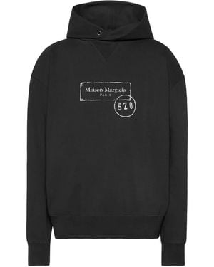 Maison Margiela コットン パーカー - ブラック