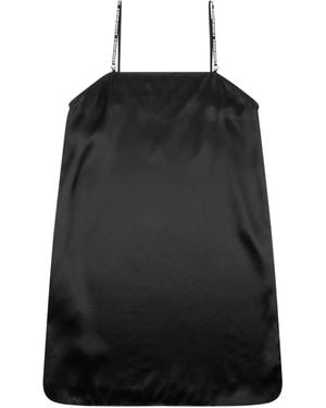 Chrome Hearts Vestido corto A La Mode de seda - Negro