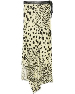Nanushka Phile Maxi Skirt - Metallic