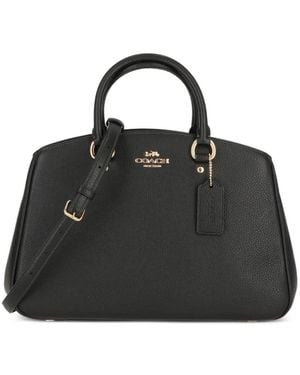 COACH Savannah Carryall Top-Handle Tote Bag - Black