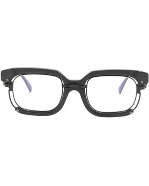 Kuboraum Sculptural Square-Frame Glasses - Black