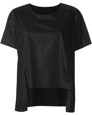 Y-3 High-low Hem Top - Black