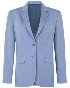 Brooks Brothers Blazer À Poches À Rabat - Blue