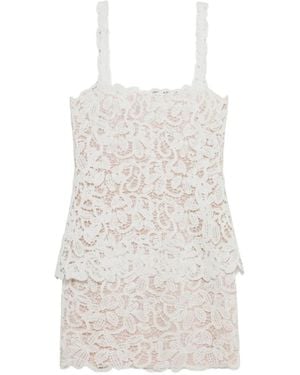 Jonathan Simkhai Rylin Floral-Motif Guipure-Lace Mini Dress - White