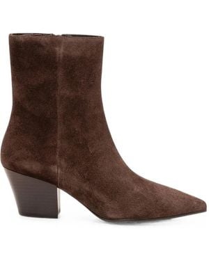 Jeffrey Campbell Joshua Tree Suede Ankle Boots - Brown