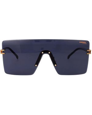 Carrera 1075/Shield-Detail Sunglasses - Blue