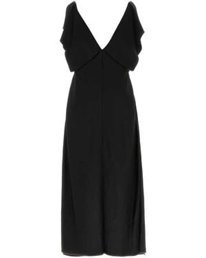 Jil Sander Satin Dress - Black
