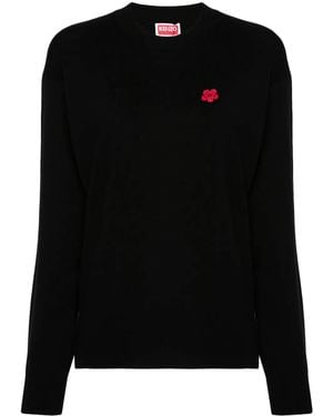 KENZO Boke Flower Pullover - Schwarz