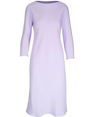 Peter Cohen Silk Midi Dress - Purple