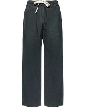 Palm Angels Front-Pocket Drawstring Pants - Blue