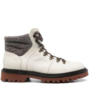 Neil Barrett Botas con paneles elásticos - Blanco