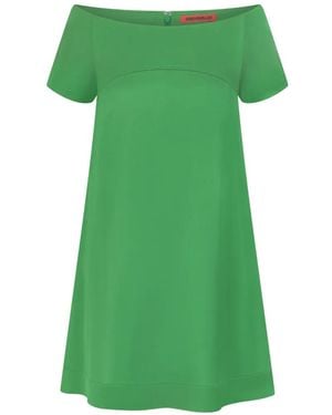 Simon Miller Taja Satin Mini Dress - Green