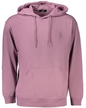 Marina Yachting Logo-Embroidered Drawstring Hoodie - Pink