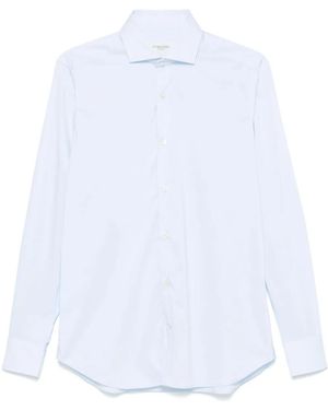 Tintoria Mattei 954 Cutaway-Collar Shirt - White