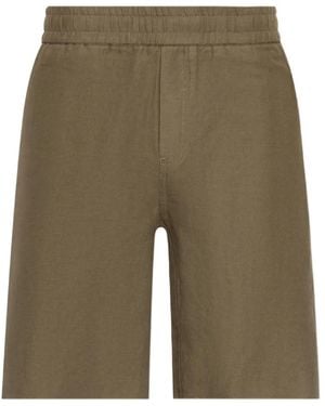 Samsøe & Samsøe Smith Elasticated-Waistband Shorts - Green