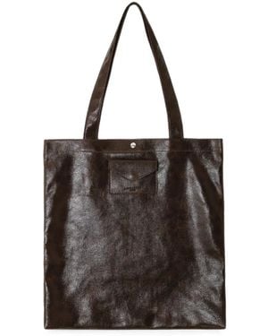 Lancaster Borsa Tote Effetto Stropicciato - Nero
