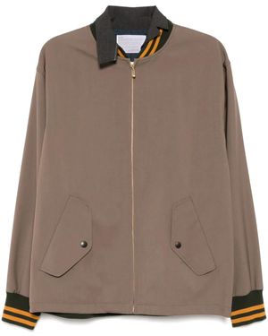 Kolor Layered Shirt Jacket - Brown