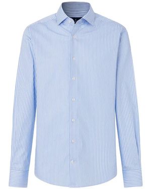 Hackett Chemise À Rayures Larges - Blue
