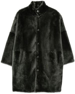 Yves Salomon Reversible Shearling Jacket - Black