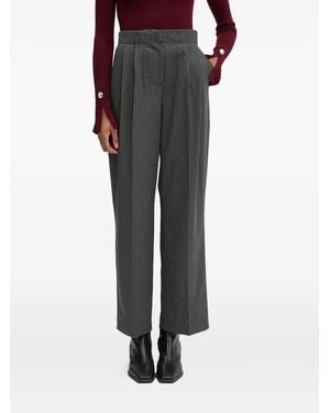 Day Birger et Mikkelsen Pinstripe Pleated Trousers - Black